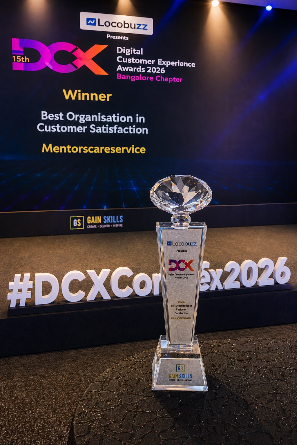 DCX Awards 2026 - Best Organisation in Customer Satisfaction Trophy